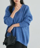 【ピエロ/Pierrot】のコクーンシルエットニット 162cm / ブルー / M|ID: prp329100004153336 ipo3291000000034545531