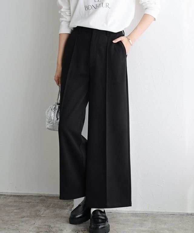【ピエロ/Pierrot】のカット起毛ピンタックワイドパンツ インテリア・キッズ・メンズ・レディースファッション・服の通販 founy(ファニー) https://founy.com/ ファッション Fashion レディースファッション WOMEN パンツ Pants カットソー Cut And Sew プチプライス・低価格 Affordable 再入荷 Restock/Back In Stock/Re Arrival |ID: prp329100004161601 ipo3291000000030384335