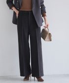 【ピエロ/Pierrot】の【一部予約】カット起毛ピンタックワイドパンツ ブラック|ID: prp329100004161601 ipo3291000000034059666