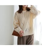 【ピエロ/Pierrot】のケーブル透かし編みニット 人気、トレンドファッション・服の通販 founy(ファニー) ファッション Fashion レディースファッション Fashion for Women トップス・カットソー Cut & Sew Tops ニット Knit Tops & Sweaters おすすめ Recommended / Our Picks キャミ Camisole, Cami Top タンク Tank Top, Sleeveless Top デニム Denim, Jeans Material プチプライス・低価格 Affordable / Budget Price ルーズ Loose, Oversized 透かし Cut-Out, Lacework thumbnail ケーブル透かし編みニット|ID: prp329100004166395 ipo3291000000034545616