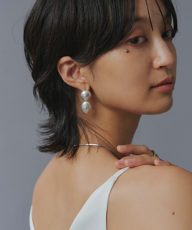 【ピエロ/Pierrot】のRASW カボションキャストピアス[Pierrot] インテリア・キッズ・メンズ・レディースファッション・服の通販 founy(ファニー) 　ファッション　Fashion　レディースファッション　Fashion for Women　アクセサリー　Fashion Accessories　イラスト　Illustration　コーティング　Coating, Coated Finish　シルバー　Silver, Metallic Silver　シンプル　Simple, Minimal　プチプライス・低価格　Affordable / Budget Price　シルバー / F|ID: prp329100004183668 ipo3291000000036121134