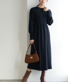 【ピエロ/Pierrot】のフレアリブニットワンピース 人気、トレンドファッション・服の通販 founy(ファニー) ファッション Fashion レディースファッション WOMEN ワンピース Dress ニットワンピース Knit Dresses 2024年 2024 2024-2025秋冬・A/W Aw/Autumn/Winter/Fw/Fall/2024-2025 ギャザー Gather フェミニン Feminine プチプライス・低価格 Affordable thumbnail 167cm / ネイビー / M|ID: prp329100004186232 ipo3291000000029007097