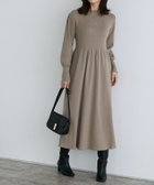 【ピエロ/Pierrot】のフレアリブニットワンピース 人気、トレンドファッション・服の通販 founy(ファニー) ファッション Fashion レディースファッション WOMEN ワンピース Dress ニットワンピース Knit Dresses 2024年 2024 2024-2025秋冬・A/W Aw/Autumn/Winter/Fw/Fall/2024-2025 ギャザー Gather フェミニン Feminine プチプライス・低価格 Affordable thumbnail 167cm / グレージュ / M|ID: prp329100004186232 ipo3291000000029007104