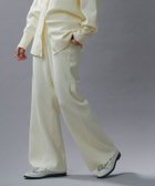 【ピエロ/Pierrot】のRASW ニットストレートパンツ 166cm / アイボリー / M|ID: prp329100004191077 ipo3291000000030520628
