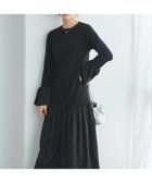 【ピエロ/Pierrot】の異素材ドッキングニットワンピース 人気、トレンドファッション・服の通販 founy(ファニー) ファッション Fashion レディースファッション WOMEN ワンピース Dress ニットワンピース Knit Dresses 送料無料 Free Shipping 2024年 2024 2024-2025秋冬・A/W Aw/Autumn/Winter/Fw/Fall/2024-2025 ギャザー Gather ドッキング Docking フレア Flare プチプライス・低価格 Affordable エレガント 上品 Elegant 切替 Switching thumbnail 167cm / ブラック / M|ID: prp329100004194446 ipo3291000000029056510