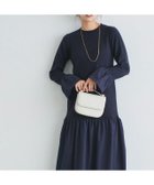 【ピエロ/Pierrot】の異素材ドッキングニットワンピース 人気、トレンドファッション・服の通販 founy(ファニー) ファッション Fashion レディースファッション WOMEN ワンピース Dress ニットワンピース Knit Dresses 送料無料 Free Shipping 2024年 2024 2024-2025秋冬・A/W Aw/Autumn/Winter/Fw/Fall/2024-2025 ギャザー Gather ドッキング Docking フレア Flare プチプライス・低価格 Affordable エレガント 上品 Elegant 切替 Switching thumbnail 167cm / ネイビー / M|ID: prp329100004194446 ipo3291000000029056511