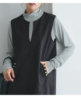 【ピエロ/Pierrot】のパールポケットキーネックミニジャンパースカート 人気、トレンドファッション・服の通販 founy(ファニー) ファッション Fashion レディースファッション WOMEN スカート Skirt 2024年 2024 2024-2025秋冬・A/W Aw/Autumn/Winter/Fw/Fall/2024-2025 トレンド Trend パール Pearl フェミニン Feminine プチプライス・低価格 Affordable ポケット Pocket ロング Long エレガント 上品 Elegant |ID:prp329100004194450