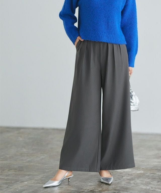 【ピエロ/Pierrot】の細見えタックワイドパンツ 人気、トレンドファッション・服の通販 founy(ファニー) ファッション Fashion レディースファッション Fashion for Women パンツ Pants & Trousers フロント Front, Front Design プチプライス・低価格 Affordable / Budget Price ワイド Wide, Wide Fit other-1|ID: prp329100004199779 ipo3291000000036121172