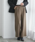【ピエロ/Pierrot】の細見えタックワイドパンツ 人気、トレンドファッション・服の通販 founy(ファニー) ファッション Fashion レディースファッション Fashion for Women パンツ Pants & Trousers フロント Front, Front Design プチプライス・低価格 Affordable / Budget Price ワイド Wide, Wide Fit thumbnail 167cm / モカ / M|ID: prp329100004199779 ipo3291000000036121177