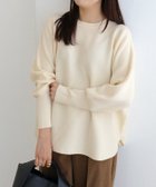 【ピエロ/Pierrot】の吸湿発熱ネックが選べるドルマンニット 157cm / オフホワイト / クルーネック / M|ID: prp329100004205660 ipo3291000000030307584