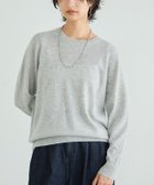 【ピエロ/Pierrot】のRASW カシミヤ100%クルーネックニット 166cm / 杢グレー / M|ID: prp329100004232333 ipo3291000000034231772