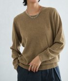 【ピエロ/Pierrot】のRASW カシミヤ100%クルーネックニット 166cm / 杢キャメルベージュ / M|ID: prp329100004232333 ipo3291000000034231774