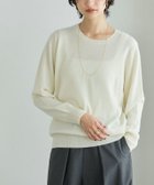 【ピエロ/Pierrot】のRASW カシミヤ100%クルーネックニット 166cm / アイボリー / M|ID: prp329100004232333 ipo3291000000034231776
