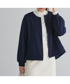 【ピエロ/Pierrot】のペアスキンベロアバックフリルブルゾン 166cm / ネイビー / M|ID: prp329100004242382 ipo3291000000036264049