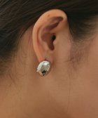 【ピエロ/Pierrot】のカボションオーバルピアス[Pierrot] シルバー|ID: prp329100004242392 ipo3291000000030894986