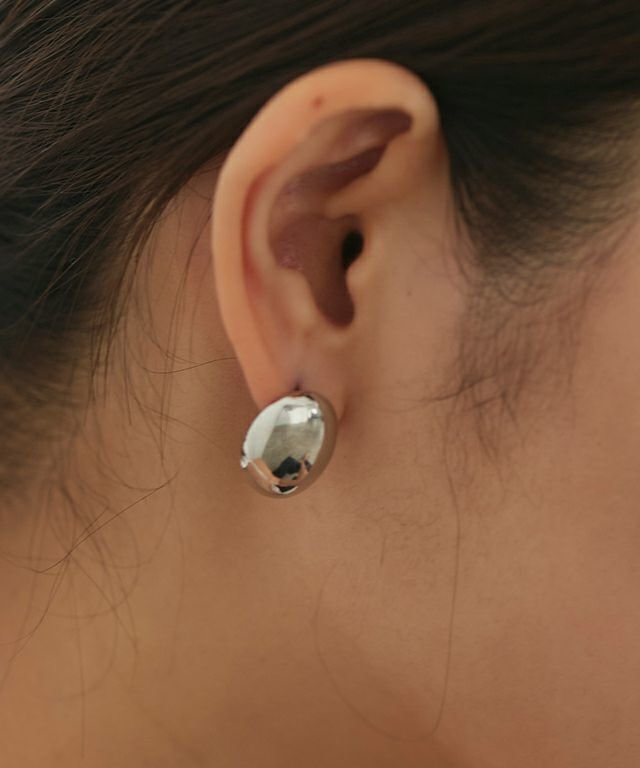 【ピエロ/Pierrot】のカボションオーバルピアス[Pierrot] インテリア・キッズ・メンズ・レディースファッション・服の通販 founy(ファニー) 　ファッション　Fashion　レディースファッション　Fashion for Women　アクセサリー　Fashion Accessories　コーティング　Coating, Coated Finish　シンプル　Simple, Minimal　トレンド　Trend, Trending Now　プチプライス・低価格　Affordable / Budget Price　シルバー|ID: prp329100004242392 ipo3291000000034725940