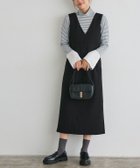 【ピエロ/Pierrot】の【低身長サイズ有】ペアスキンベロアジャンパースカート 人気、トレンドファッション・服の通販 founy(ファニー) ファッション Fashion レディースファッション WOMEN スカート Skirt ジョーゼット Georgette プチプライス・低価格 Affordable ベロア Velor エレガント 上品 Elegant 再入荷 Restock/Back In Stock/Re Arrival thumbnail 166cm / ブラック / M|ID: prp329100004242395 ipo3291000000029426720