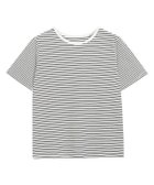 【ピエロ/Pierrot】のシンプルボーダーTシャツ 人気、トレンドファッション・服の通販 founy(ファニー) ファッション Fashion レディースファッション WOMEN トップス・カットソー Tops/Tshirt シャツ/ブラウス Shirts/Blouses ロング / Tシャツ T-Shirts シンプル Simple フィット Fit プチプライス・低価格 Affordable ボーダー Border thumbnail オフホワイト×ブラック|ID: prp329100004251214 ipo3291000000029504998