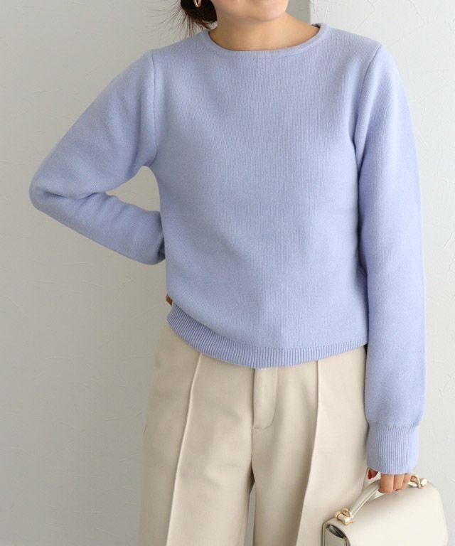 【ピエロ/Pierrot】の裏シャギーボートネックニット インテリア・キッズ・メンズ・レディースファッション・服の通販 founy(ファニー) 　ファッション　Fashion　レディースファッション　Fashion for Women　トップス・カットソー　Cut & Sew Tops　ニット　Knit Tops & Sweaters　インナー　Innerwear　プチプライス・低価格　Affordable / Budget Price　ベーシック　Basic, Essential　エレガント 上品　Elegant　157cm / ブルー / M|ID: prp329100004259489 ipo3291000000036121408