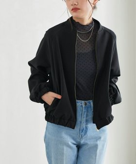 【ピエロ/Pierrot】のツイルブルゾン 人気、トレンドファッション・服の通販 founy(ファニー) ファッション Fashion レディースファッション WOMEN アウター Coat Outerwear ジャケット Jackets ブルゾン Blouson/Jackets シンプル Simple スリーブ Sleeve プチプライス・低価格 Affordable エレガント 上品 Elegant |ID:prp329100004315808