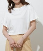 【ピエロ/Pierrot】の接触冷感フレアスリーブTシャツ オフホワイト|ID: prp329100004315818 ipo3291000000031990108