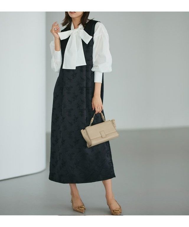 【ピエロ/Pierrot】の選べるIラインジャンパースカート インテリア・キッズ・メンズ・レディースファッション・服の通販 founy(ファニー) ファッション Fashion レディースファッション Fashion for Women スカート Skirts インナー Innerwear ジャカード/ジャガード Jacquard, Woven Pattern ツイード Twill, Twill Weave プチプライス・低価格 Affordable / Budget Price 無地 Plain, Solid Color 167cm / ジャカード/ブラック / M|ID: prp329100004322441 ipo3291000000033896944