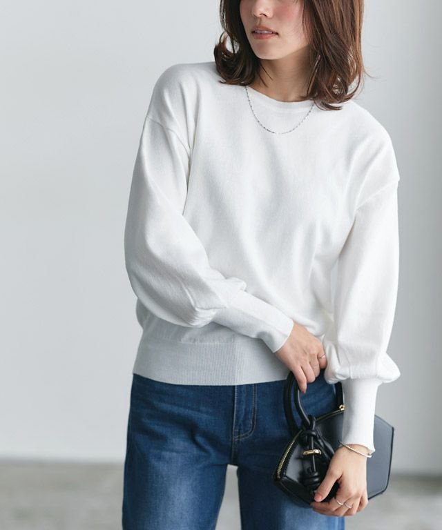 【ピエロ/Pierrot】のコットンミックスボリュームニットプルオーバー インテリア・キッズ・メンズ・レディースファッション・服の通販 founy(ファニー) ファッション Fashion レディースファッション Fashion for Women トップス・カットソー Cut & Sew Tops ニット Knit Tops & Sweaters カジュアルプルオーバー・ニットトップス Pullovers & Knit Tops / Casual Pullovers 送料無料 Free Shipping ギャザー Gathered, Ruffled シンプル Simple, Minimal プチプライス・低価格 Affordable / Budget Price ベーシック Basic, Essential ミックス Mix, Mixed Style 春 Spring 167cm / オフホワイト / M|ID: prp329100004337736 ipo3291000000033974908