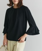 【ピエロ/Pierrot】のティアードスリーブTブラウス 167cm / ブラック / M|ID: prp329100004341036 ipo3291000000036307091