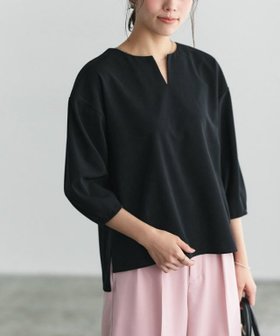 【ピエロ/Pierrot】 ランタンスリーブキーネックTブラウス人気、トレンドファッション・服の通販 founy(ファニー) ファッション Fashion レディースファッション WOMEN トップス・カットソー Tops/Tshirt シャツ/ブラウス Shirts/Blouses 送料無料 Free Shipping カットソー Cut And Sew シンプル Simple ジョーゼット Georgette スリーブ Sleeve プチプライス・低価格 Affordable |ID:prp329100004341038