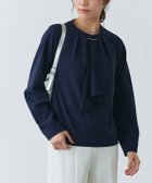 【ピエロ/Pierrot】のメタルバータイデザインTブラウス 167cm / ネイビー / M|ID: prp329100004341041 ipo3291000000031931387