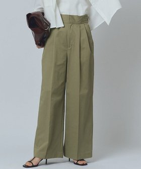 【ピエロ/Pierrot】のRASW サイドベルトワイドチノパンツ 人気、トレンドファッション・服の通販 founy(ファニー) ファッション Fashion レディースファッション WOMEN パンツ Pants ベルト Belts 2025年 2025 2025春夏・S/S Ss,Spring/Summer,2025 センター Center ダブル Double プチプライス・低価格 Affordable ワイド Wide エレガント 上品 Elegant |ID:prp329100004343201