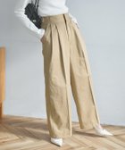 【ピエロ/Pierrot】のRASW サイドベルトワイドチノパンツ 166cm / ベージュ / M|ID: prp329100004343201 ipo3291000000031838887
