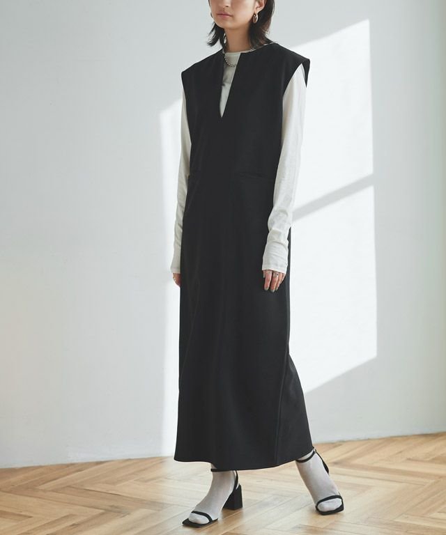 【ピエロ/Pierrot】のRASW 2wayスリットネックIラインジャンスカ インテリア・キッズ・メンズ・レディースファッション・服の通販 founy(ファニー) https://founy.com/ ファッション Fashion レディースファッション WOMEN ワンピース Dress 2025年 2025 2025春夏・S/S Ss,Spring/Summer,2025 インナー Inner シンプル Simple ストレート Straight スリット Slit フロント Front プチプライス・低価格 Affordable エレガント 上品 Elegant |ID: prp329100004343202 ipo3291000000030307508