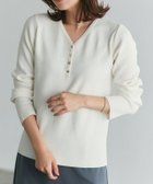 【ピエロ/Pierrot】の多機能ヘンリーVネックニットプルオーバー 人気、トレンドファッション・服の通販 founy(ファニー) ファッション Fashion レディースファッション Fashion for Women トップス・カットソー Cut & Sew Tops ニット Knit Tops & Sweaters カジュアルプルオーバー・ニットトップス Pullovers & Knit Tops / Casual Pullovers Vネックトップス V-Neck Tops / V-Cut Neckline Shirts ウォッシャブル Machine Washable シンプル Simple, Minimal プチプライス・低価格 Affordable / Budget Price エレガント 上品 Elegant 抗菌 Antibacterial, Bacteria-Resistant thumbnail 167cm / オフホワイト / M|ID: prp329100004347281 ipo3291000000036121869