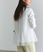 【ピエロ/Pierrot】のティアードチュールドッキングプルオーバー 人気、トレンドファッション・服の通販 founy(ファニー) ファッション Fashion レディースファッション WOMEN トップス・カットソー Tops/Tshirt プルオーバー Pullover 送料無料 Free Shipping 2025年 2025 2025春夏・S/S Ss,Spring/Summer,2025 シンプル Simple チュール Tulle ドッキング Docking プチプライス・低価格 Affordable thumbnail 166cm / オフホワイト / M|ID: prp329100004352578 ipo3291000000030396223