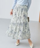 【ピエロ/Pierrot】のギャザー切替プリントスカート 人気、トレンドファッション・服の通販 founy(ファニー) ファッション Fashion レディースファッション Fashion for Women スカート Skirts ギャザー Gathered, Ruffled シンプル Simple, Minimal トレンド Trend, Trending Now プチプライス・低価格 Affordable / Budget Price プリント Print, Printed Pattern 切替 Switching, Contrast Panel thumbnail 167cm / アイボリー / M|ID: prp329100004364381 ipo3291000000036122040