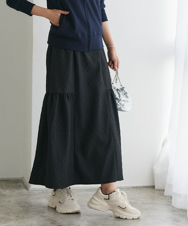 【ピエロ/Pierrot】のジャカードギャザーフレアスカート インテリア・キッズ・メンズ・レディースファッション・服の通販 founy(ファニー) https://founy.com/ ファッション Fashion レディースファッション WOMEN スカート Skirt Aライン/フレアスカート Flared A-Line Skirts 2025年 2025 2025春夏・S/S Ss,Spring/Summer,2025 ギャザー Gather ジャカード Jacquard トレンド Trend バランス Balance フレア Flare プチプライス・低価格 Affordable エレガント 上品 Elegant |ID: prp329100004378421 ipo3291000000030593461