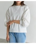 【ピエロ/Pierrot】の袖パールデザイントップス 166cm / オフホワイト / M|ID: prp329100004383538 ipo3291000000031634988