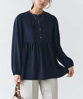 【ピエロ/Pierrot】のパールボタンピンタックペプラムブラウス 人気、トレンドファッション・服の通販 founy(ファニー) ファッション Fashion レディースファッション WOMEN トップス・カットソー Tops/Tshirt シャツ/ブラウス Shirts/Blouses 送料無料 Free Shipping 2025年 2025 2025春夏・S/S Ss,Spring/Summer,2025 ギャザー Gather パール Pearl フェミニン Feminine プチプライス・低価格 Affordable エレガント 上品 Elegant |ID:prp329100004383544