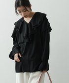 【ピエロ/Pierrot】のラッフルカラーチュニックブラウス ラッフルカラーチュニックブラウス|ID: prp329100004383547 ipo3291000000031434711