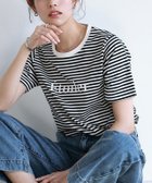【ピエロ/Pierrot】の【イージーケア】選べるロゴTシャツ 人気、トレンドファッション・服の通販 founy(ファニー) ファッション Fashion レディースファッション Ladies' Fashion Online トップス・カットソー Tops/Tshirt シャツ/ブラウス Shirts/Blouses ロング / Tシャツ T-Shirts 送料無料 Free Shipping インナー Inner シンプル Simple プチプライス・低価格 Affordable ボーダー Border エレガント 上品 Elegant thumbnail 167cm / A / ボーダー×オフホワイト / M|ID: prp329100004383549 ipo3291000000032637903