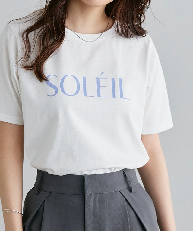 【ピエロ/Pierrot】の【イージーケア】選べるロゴTシャツ インテリア・キッズ・メンズ・レディースファッション・服の通販 founy(ファニー) 　ファッション　Fashion　レディースファッション　Ladies' Fashion Online　トップス・カットソー　Tops/Tshirt　シャツ/ブラウス　Shirts/Blouses　ロング / Tシャツ　T-Shirts　送料無料　Free Shipping　インナー　Inner　シンプル　Simple　プチプライス・低価格　Affordable　ボーダー　Border　エレガント 上品　Elegant　163cm / B / オフホワイト×ラベンダーブルー / M|ID: prp329100004383549 ipo3291000000032637909