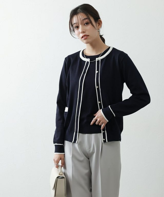 【ピエロ/Pierrot】のアンサンブルニット 人気、トレンドファッション・服の通販 founy(ファニー) 　ファッション　Fashion　レディースファッション　WOMEN　トップス・カットソー　Tops/Tshirt　ニット　Knit Tops　アンサンブル　Knit Ensemble　送料無料　Free Shipping　2025年　2025　2025春夏・S/S　Ss,Spring/Summer,2025　アンサンブル　Ensemble　インナー　Inner　カーディガン　Cardigan　シンプル　Simple　プチプライス・低価格　Affordable　ベーシック　Basic　エレガント 上品　Elegant　半袖　Short Sleeve　 other-1|ID: prp329100004389476 ipo3291000000030684760