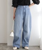 【ピエロ/Pierrot】のカーブデニム 163cm / サックス / M|ID: prp329100004408926 ipo3291000000030792420