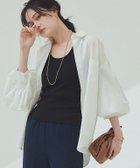 【ピエロ/Pierrot】のRASW ボリュームスリーブオーバーシャツ 168cm / オフホワイト / M|ID: prp329100004408946 ipo3291000000032310669