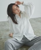 【ピエロ/Pierrot】のRASW ボリュームスリーブオーバーシャツ 人気、トレンドファッション・服の通販 founy(ファニー) ファッション Fashion レディースファッション Fashion for Women トップス・カットソー Cut & Sew Tops シャツ・ブラウス・オフィスカジュアル Elegant Blouses & Button-Ups ボリューム袖・フリルスリーブブラウス Voluminous & Ruffle Sleeves / Puffy Sleeve Tops フェミニン Feminine, Girly プチプライス・低価格 Affordable / Budget Price ルーズ Loose, Oversized エレガント 上品 Elegant thumbnail 168cm / オフホワイト / L|ID: prp329100004408946 ipo3291000000036120440