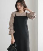 【ピエロ/Pierrot】のボックスシルエットキャミワンピース 167cm / ブラック / M|ID:prp329100004408959