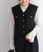 【ピエロ/Pierrot】のゴールドボタンフリンジツイードベストゴールドボタンフリンジツイードベスト ゴールドボタンフリンジツイードベスト|ID: prp329100004408961 ipo3291000000036251892