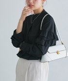 【ピエロ/Pierrot】の会員限定!10%OFF フリルチュニックブラウス【予約:3月10日頃より順次発送】 166cm / ブラック / M|ID:prp329100004408964