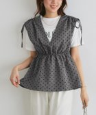 【ピエロ/Pierrot】の会員限定!10%OFF ペプラムビスチェトップス 166cm / ドット / グレー / M|ID:prp329100004408966